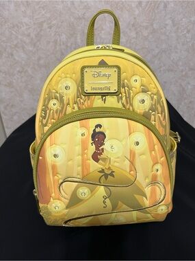 Disney x Loungefly Yellow Tiana Mini Backpack
